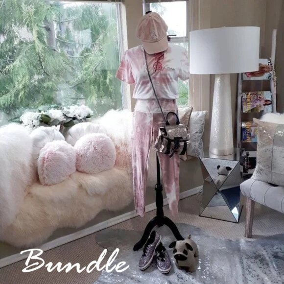 Dreamsicle t-shirt, Ready to Go leggings & David & Young baseball cap bundle set - Picture 1 of 13